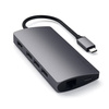 Satechi Hub Multiport V2 z USB-C na HDMI, Ethernet, USB 3.0, SD, microSD - Gwiezdna szarość (ST-TCMA2M)