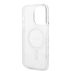 Guess Bundle Pack MagSafe IML Marble - Zestaw etui + ładowarka MagSafe iPhone 14 Pro (czarny/złoty) (GUBPP14LHMEACSK)