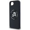Karl Lagerfeld Silicone Karl & Choupette Heads MagSafe - Etui do iPhone 16e (czarny) (KLHMPSE4SKCHTCK)