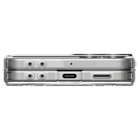 Spigen Ultra Hybrid Pro Mag MagSafe - Etui do Samsung Galaxy Z Flip 7 (Clear/White) (ACS09559)