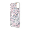 Guess Flower MagSafe - Etui iPhone 11 (Różowy) (GUHMN61HCFWSP)