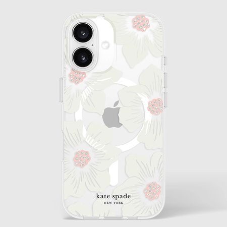 Kate Spade New York Protective MagSafe - Etui iPhone 16 (Hollyhock Floral) (KS054344)