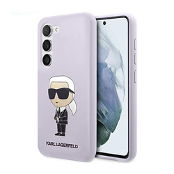 Karl Lagerfeld Silicone NFT Ikonik - Etui Samsung Galaxy S23+ (fioletowy) (KLHCS23MSNIKBCU)