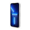 Guess Metal Outline MagSafe - Etui iPhone 14 Plus (przezroczysty / srebrny) (GUHMP14MHTRMS)