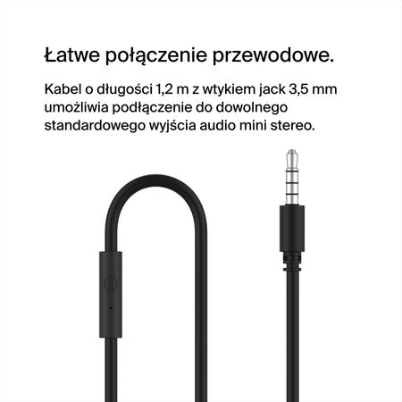 Belkin Słuchawki dla dzieci, nauszne, czarne (AUD004BTBK)