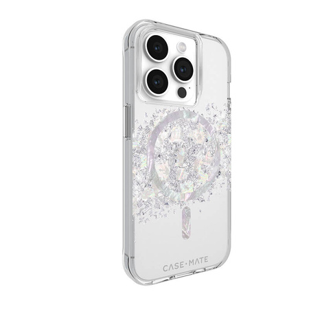 Case-Mate Karat MagSafe - Etui iPhone 15 Pro zdobione masą perłową (A Touch of Pearl) (CM051478)