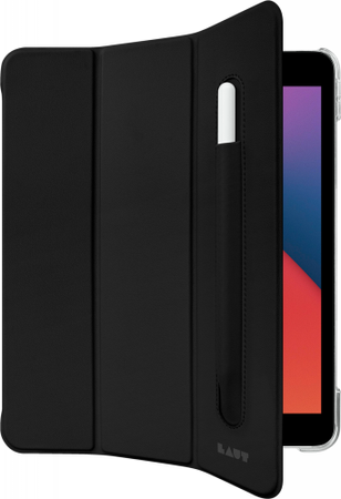 LAUT Huex Folio - obudowa ochronna z uchwytem do Apple Pencil do iPad 10.2" 7/8/9G (black) (L_IPD192_HP_BK)