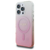 Guess IML Glitter Gradient MagSafe - Etui iPhone 16 Pro (różowy) (GUHMP16LHGRCELP)
