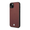 BMW Leather Diamond Pattern - Etui iPhone 14 (burgundowy) (BMHCP14S22RFGR)