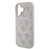 Guess 4G Ring Classic Logo MagSafe - Etui iPhone 16 Plus (różowy) (GUHMP16MG4GFRP)