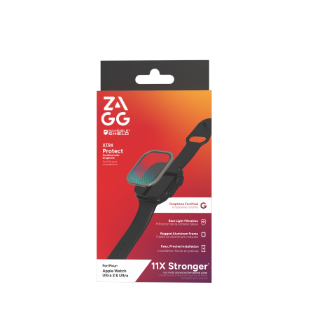 ZAGG InvisibleShield Glass XTR4 - szkło ochronne do Apple Watch Ultra / Ultra 2 (49mm) (titanium) (200116715)