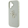 Guess Grained Big 4G Logo Small Classic Logo - Etui do iPhone 16 (zielony) (GUHCP16SPGT4MBN)