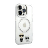 Karl Lagerfeld Karl & Choupette Aluminium MagSafe - Etui iPhone 14 Pro Max (przezroczysty) (KLHMP14XHKCT)