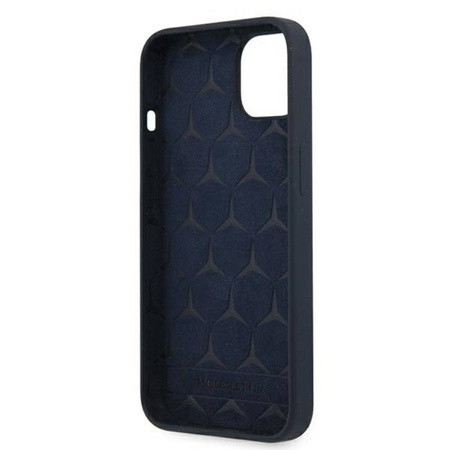Mercedes Silicone Line - Etui iPhone 13 mini (granatowy) (MEHCP13SSILNA)