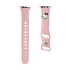 Hello Kitty Silicone Kitty Head - Pasek do Apple Watch 38/40/41 mm (różowy) (HKAWMSCHBLP)