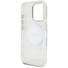 Guess IML Metal Colored Circle Classic Logo MagSafe - Etui do iPhone 16 Pro (biały) (GUHMP16LHTDRCEDH)
