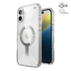 Speck Presidio Perfect-Clear Grip ClickLock & MagSafe - Etui iPhone 16 Plus (Clear / Chrome Finish / Serene Silver) (150716-3199)