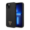 Guess Silicone Triangle Logo - Etui iPhone 14 Plus (czarny) (GUHCP14MSLTGK)