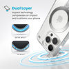 Speck Presidio Perfect-Clear ClickLock & MagSafe - Etui iPhone 16 Pro (Clear / Chrome Finish / Serene Silver) (150703-3199)