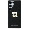 Karl Lagerfeld Leather Monogram Pin Logo Karl Head - Etui Samsung Galaxy S25 Ultra (czarny) (KLHCS25LPGKLKIPK)
