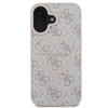 Guess 4G Ring Classic Logo MagSafe - Etui iPhone 16 Plus (różowy) (GUHMP16MG4GFRP)