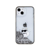 Karl Lagerfeld Liquid Glitter Choupette - Etui iPhone 15 (przezroczysty) (KLHCP15SLKCNSK)