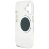Guess IML Metal Colored Circle Classic Logo MagSafe - Etui do iPhone 16 (czarny) (GUHMP16SHTDRCEDK)