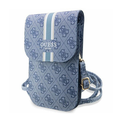 Guess 4G Stripes - Torebka crossbody na telefon (niebieski) (GUWBP4RPSB)