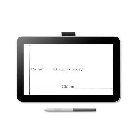 Wacom One 12 - tablet z ekranem 11,6" Full  HD, piórko Wacom One Pen z 4096 poziomami nacisku (2023) (DTC121W0B)