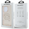 Karl Lagerfeld IML Rhinestones Karl Head - Etui do iPhone 16 Pro (różowy) (KLHCP16LHKHDCELP)