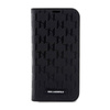 Karl Lagerfeld Booktype Saffiano Monogram - Etui iPhone 14 Pro (Czarny) (KLBKP14LSAKLHPK)