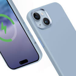 Crong Color Cover LUX Magnetic - Etui iPhone 15 Plus MagSafe (niebieski) (CRG-COLRLM-IP1567-LBLU)
