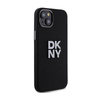 DKNY Liquid Silicone Metal Logo - Etui iPhone 15 / 14 / 13 (czarny) (DKHCP15SSMCBSK)
