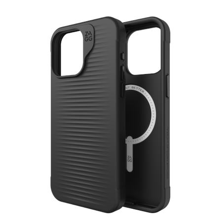 ZAGG Luxe Snap - obudowa ochronna do iPhone 15 Pro Max kompatybilna z MagSafe - czarny (702312599)
