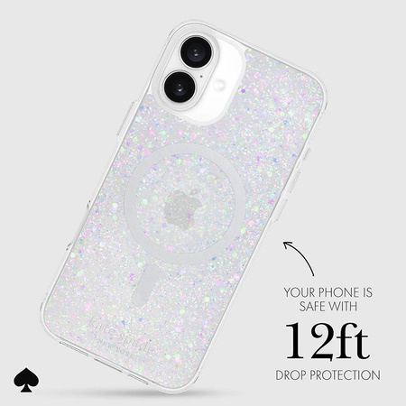 Kate Spade New York Protective MagSafe - Etui iPhone 16 Plus (Chunky Glitter) (KS054952)