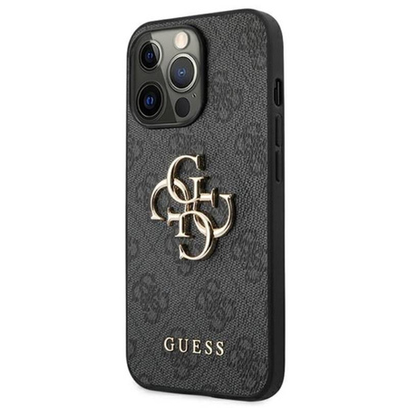 Guess 4G Big Metal Logo - Etui iPhone 13 Pro (szary) (GUHCP13L4GMGGR)