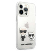 Karl Lagerfeld Ikonik & Choupette - Etui iPhone 13 Pro Max (przezroczysty) (KLHCP13XCKTR)