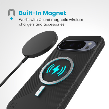 Speck Presidio2 Grip Magnet - Etui Google Pixel 10 Pro XL (Black/Slate Grey) (150943-3205)