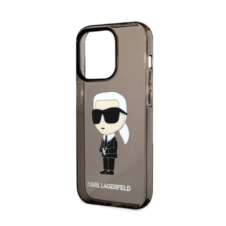 Karl Lagerfeld IML NFT Ikonik - Etui iPhone 14 Pro Max (czarny) (KLHCP14XHNIKTCK)