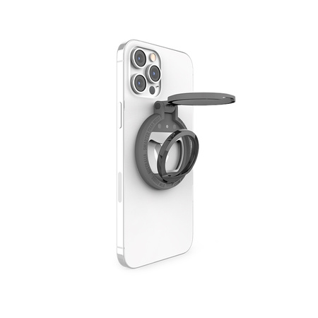 STM MagLoop - Uchwyt MagSafe na palec z funkcją podstawki + otwieracz (szary) (STM-936-327Y-02)