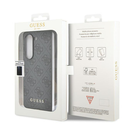 Guess 4G Charms Collection - Etui do Samsung Galaxy Z Fold 5 (szary) (GUHCZFD5GF4GGR)
