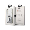 Karl Lagerfeld Liquid Glitter Ikonik - Etui iPhone 15 Pro Max (przezroczysty) (KLHCP15XLKKNSK)
