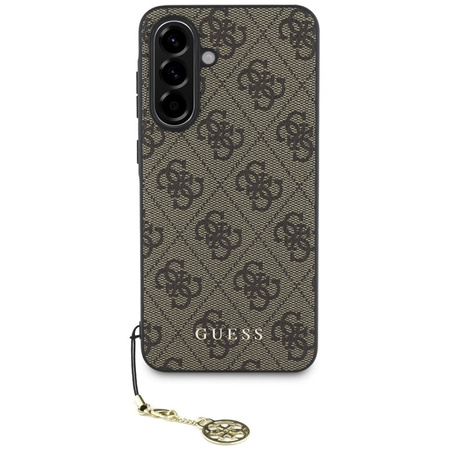 Guess 4G Charms Collection - Etui do Samsung Galaxy A56 5G (brązowy) (GUHCSA56GF4GBR)