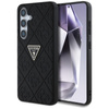 Guess Hot Stamp 4G Pattern Triangle Metal Logo - Etui do Samsung Galaxy S25 (czarny) (GUHCS25SPGP4STRK)