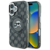 Karl Lagerfeld IML Monogram Karl & Choupette Head MagSafe - Etui iPhone 16 (czarny) (KLHMP16SHMCKMHK)
