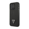 Guess Saffiano Triangle Logo Case – Etui iPhone 14 Pro (czarny) (GUHCP14LPSATLK)