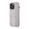 Guess 4G Printed Stripes MagSafe - Etui iPhone 13 Pro (Różowy) (GUHMP13LP4RPSP)