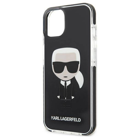 Karl Lagerfeld Fullbody Ikonik - Etui iPhone 13 mini (Black) (KLHCP13STPEIKK)