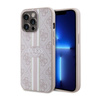 Guess 4G Printed Stripes MagSafe - Etui iPhone 13 Pro (Różowy) (GUHMP13LP4RPSP)