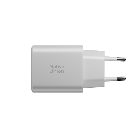 Native Union Fast GaN Charger - ładowarka 45W PD, 1x USB-C (white) (FAST-PD45-WHT-EU)